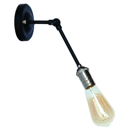Бра настенное Levistella 752WG1701-1, E27, 60W, черный, хромированный патрон