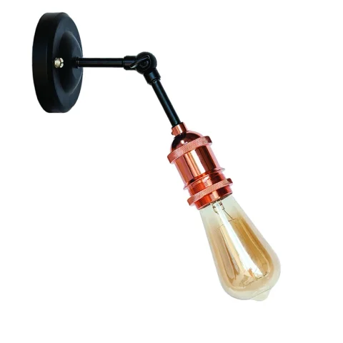 Бра настенное Levistella 752WF1206-1, E27, до 60W, черный, розовое золото, современный стиль