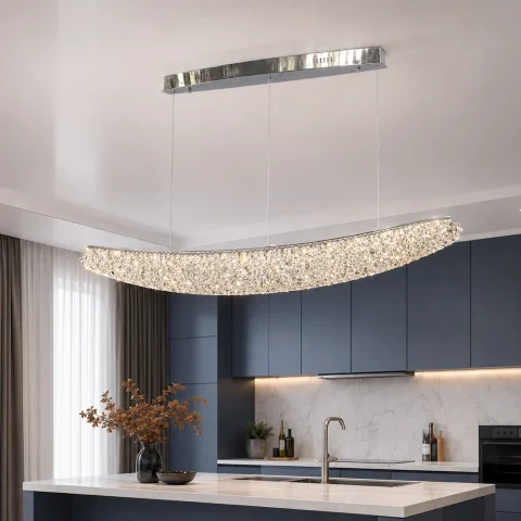 Лінійна хромована кришталева LED люстра Artlight 567-1100LCH довжиною 106 см з 3 режимами 75W Лінійна хромована кришталева LED люстра Artlight 567-1100LCH довжиною 106 см з 3 режимами 75W