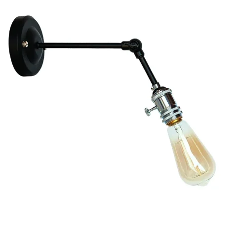 Бра настінне Levistella 752WM1501-1, E27, чорний метал, сучасний стиль