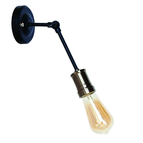 Бра настенное Levistella 752WG2004-1, E27, 60W, черный металл (1 лампа)