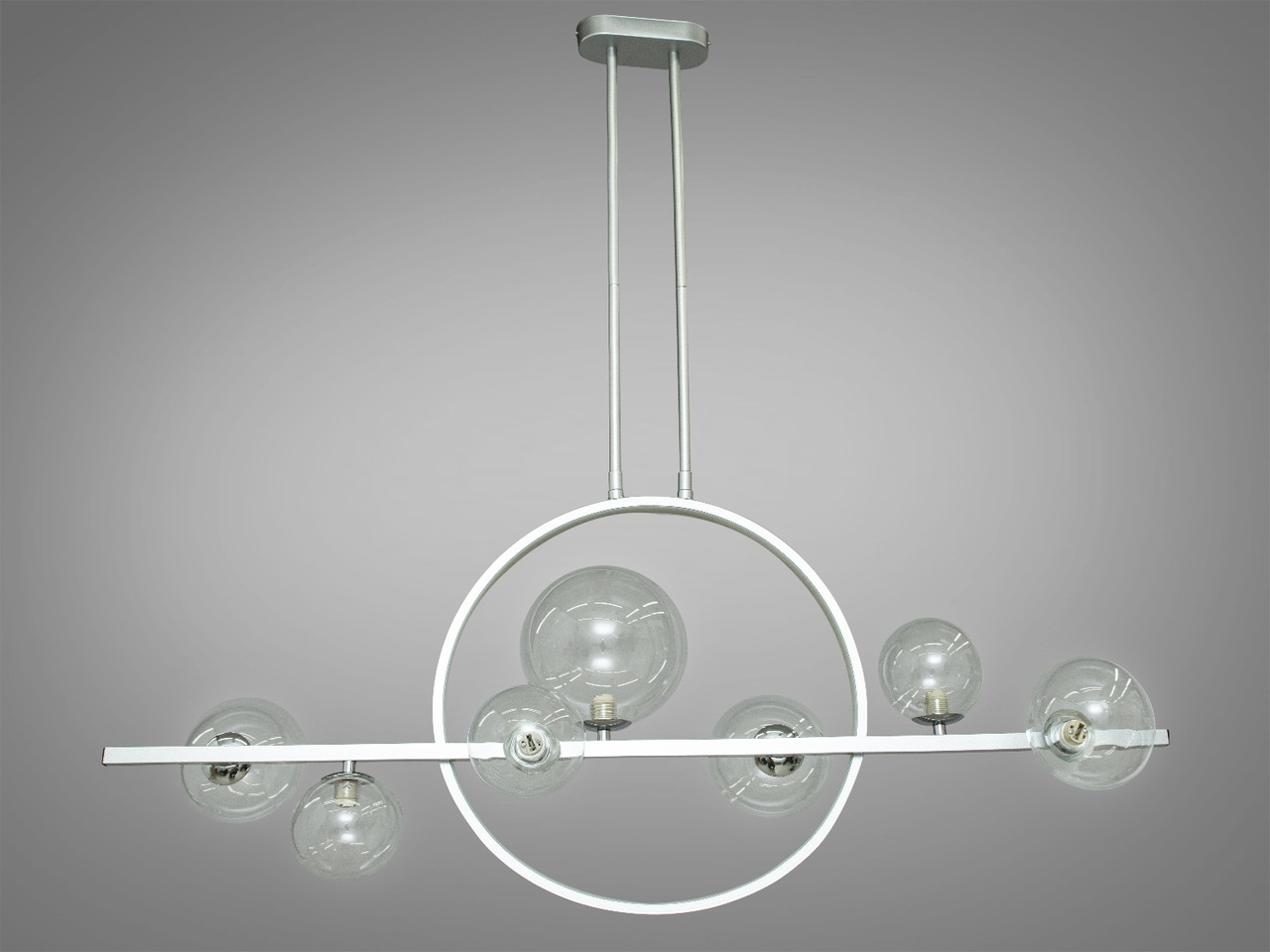 Люстра стельова LED Diasha 1003-7HR Loft, модель на 7 плафонів, G9, висота 94 см, для кухні та їдальні