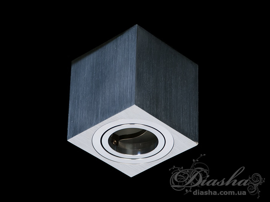 Накладний точковий світильник Diasha 106B-2-S-SL MR16, 40W, матовий хром, для коридору, спальні, кухні, офісу Накладний точковий світильник Diasha 106B-2-S-SL MR16, 40W, матовий хром, для коридору, спальні, кухні, офісу