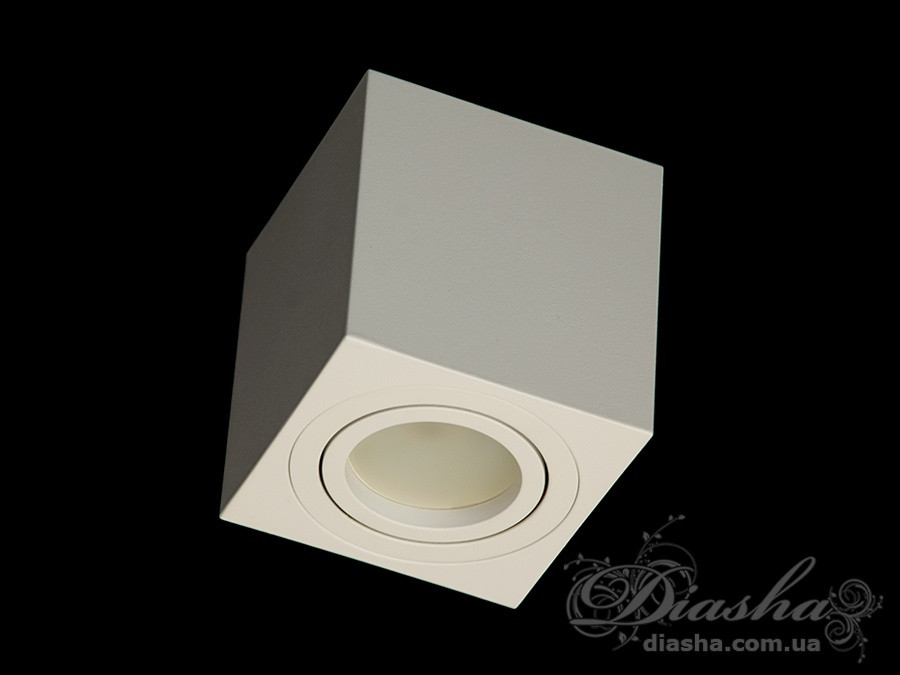 Світильник накладний поворотний Diasha 106B-2-S-WH MR16 G5.3, 40W, білий, IP20, для коридору та офісу Світильник накладний поворотний Diasha 106B-2-S-WH MR16 G5.3, 40W, білий, IP20, для коридору та офісу