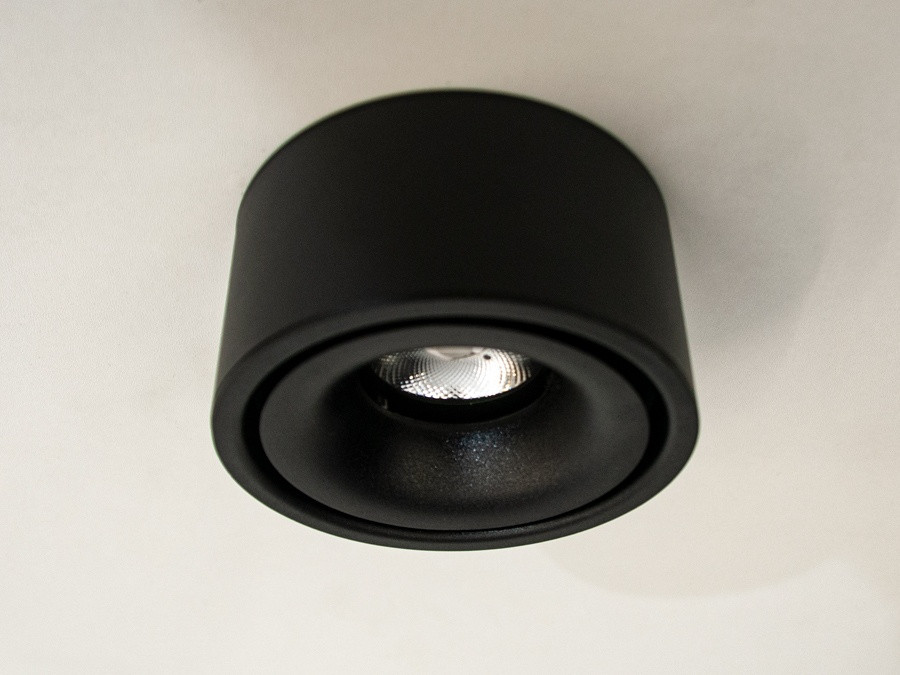 Світильник накладний точковий LED Diasha 117Y-BK, 10W, 550 лм, чорний, для натяжної стелі Світильник накладний точковий LED Diasha 117Y-BK, 10W, 550 лм, чорний, для натяжної стелі