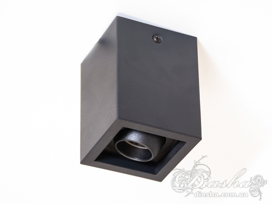 Світильник накладний поворотний LED Diasha 136G-BK, 10W, 550lm, 4100K, чорний, для гіпсокартонної стелі Світильник накладний поворотний LED Diasha 136G-BK, 10W, 550lm, 4100K, чорний, для гіпсокартонної стелі