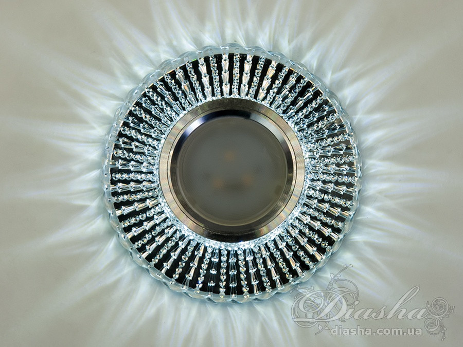 Точковий світильник LED Diasha 2103B WH MR16, 40W, IP20, метал, скло, сучасний стиль для дому