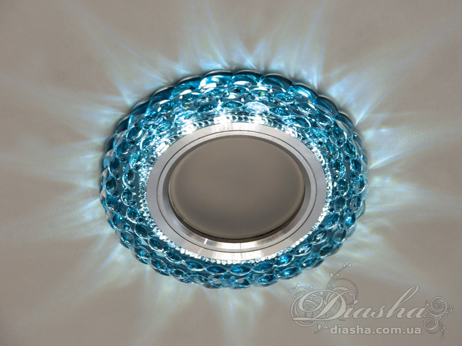 Точковий світильник LED Diasha 2235S-BK MR16, 40W, скло, для коридору, вітальні, спальні, кухні, офісу