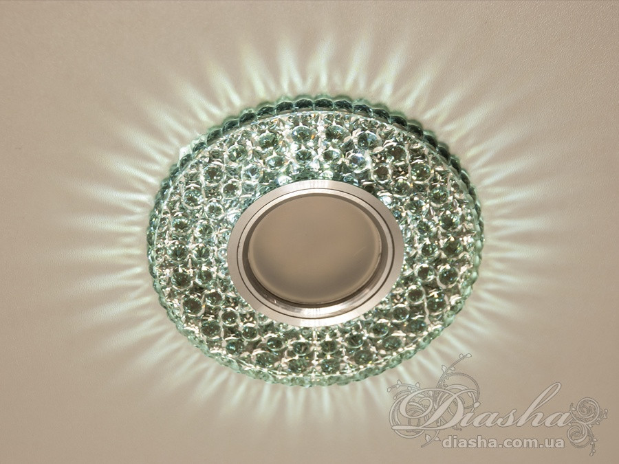 Світильник точковий вбудований LED Diasha 2302BK 3W, MR16, 40W, IP20, для коридору, вітальні, спальні