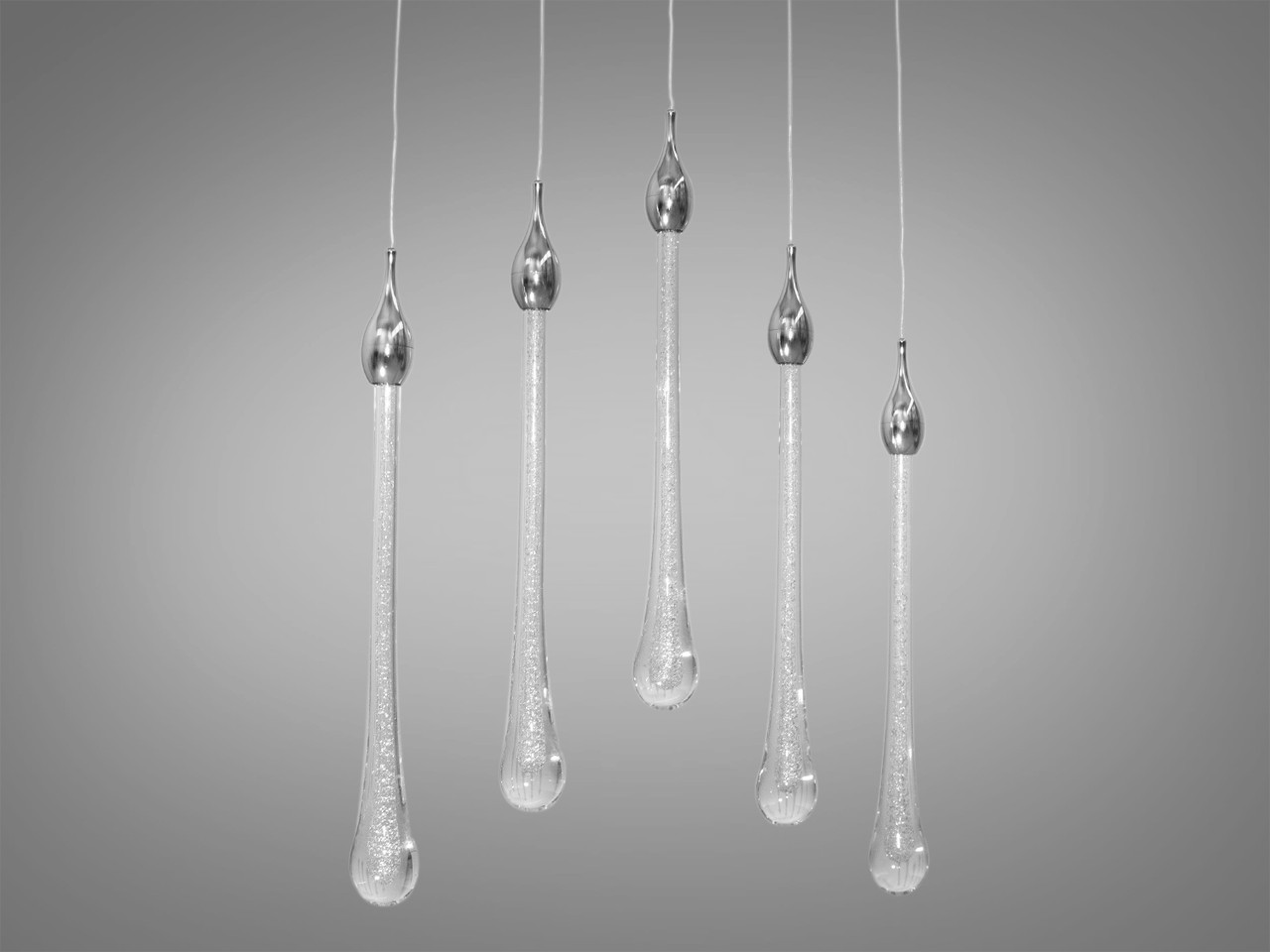 Люстра стельова LED Diasha 3003/5HR, 13W, хром, для коридору та кухні Люстра стельова LED Diasha 3003/5HR, 13W, хром, для коридору та кухні