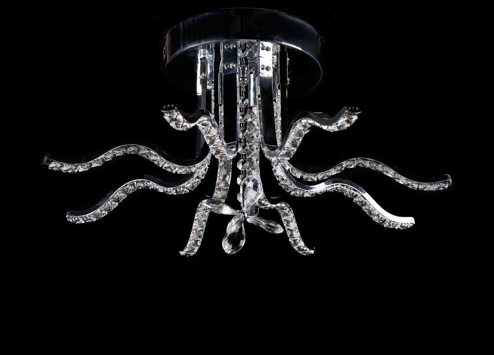 Люстра стельова LED Splendid Ray L78393/8, 100W, хром/білий, сучасний стиль, з пультом, 50 см Люстра стельова LED Splendid Ray L78393/8, 100W, хром/білий, сучасний стиль, з пультом, 50 см