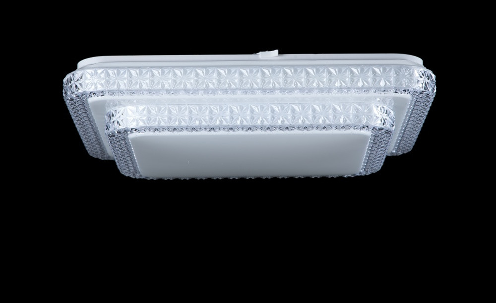 Люстра стельова LED Splendid Ray L8208B/36W*2, 72W, білий, з пультом, сучасний стиль Люстра стельова LED Splendid Ray L8208B/36W*2, 72W, білий, з пультом, сучасний стиль