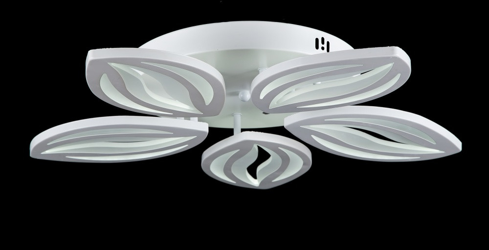 Люстра стельова LED Splendid Ray LK23/5, 120W, білий, сучасний стиль з пультом Люстра стельова LED Splendid Ray LK23/5, 120W, білий, сучасний стиль з пультом