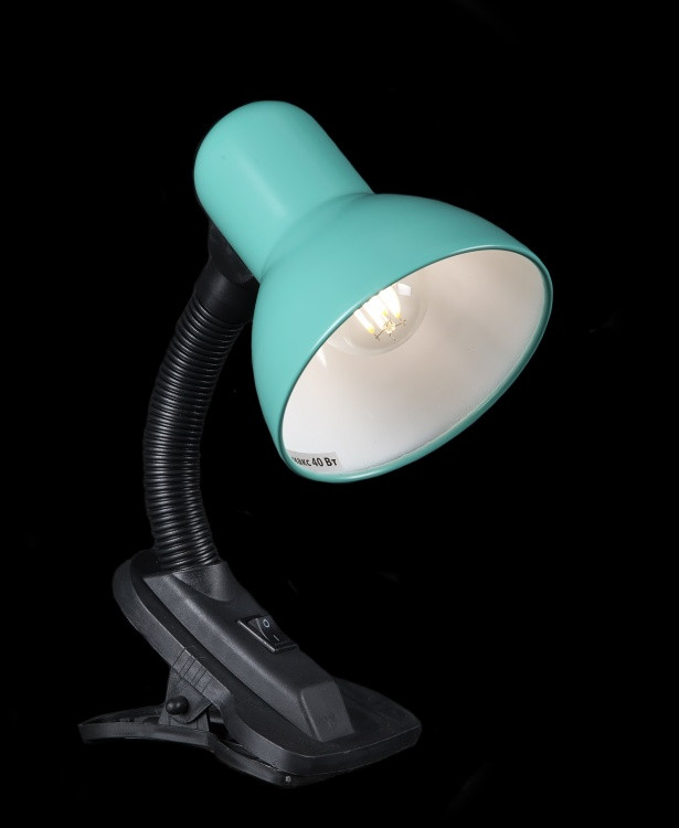 Настільна лампа офісна Splendid Ray N108B (GRN), E27, 40W, зелена, чорна, сучасний стиль Настільна лампа офісна Splendid Ray N108B (GRN), E27, 40W, зелена, чорна, сучасний стиль