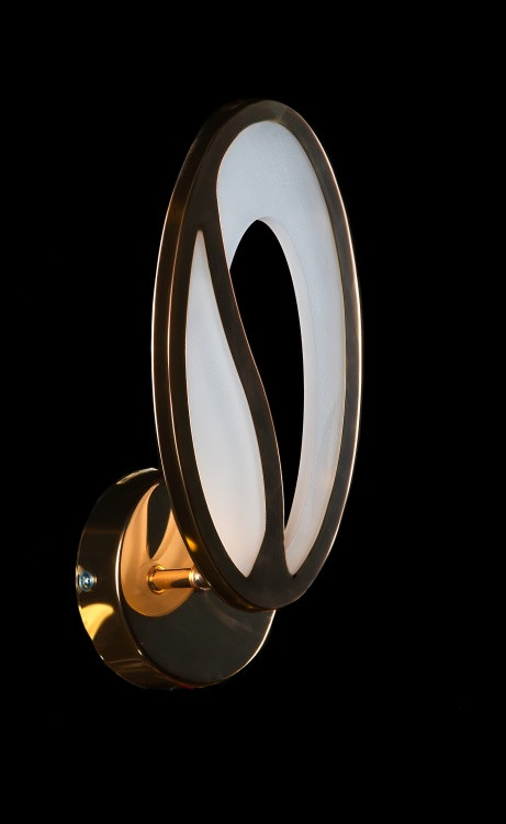 Бра настінне LED Splendid Ray BK208/1, 1 лампа, золото/білий, сучасний стиль, 26 см Бра настінне LED Splendid Ray BK208/1, 1 лампа, золото/білий, сучасний стиль, 26 см