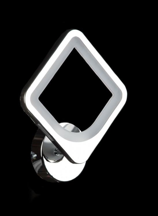 Бра настінне LED Splendid Ray BK238/1, 16W, хром, білий, сучасний стиль з вимикачем Бра настінне LED Splendid Ray BK238/1, 16W, хром, білий, сучасний стиль з вимикачем