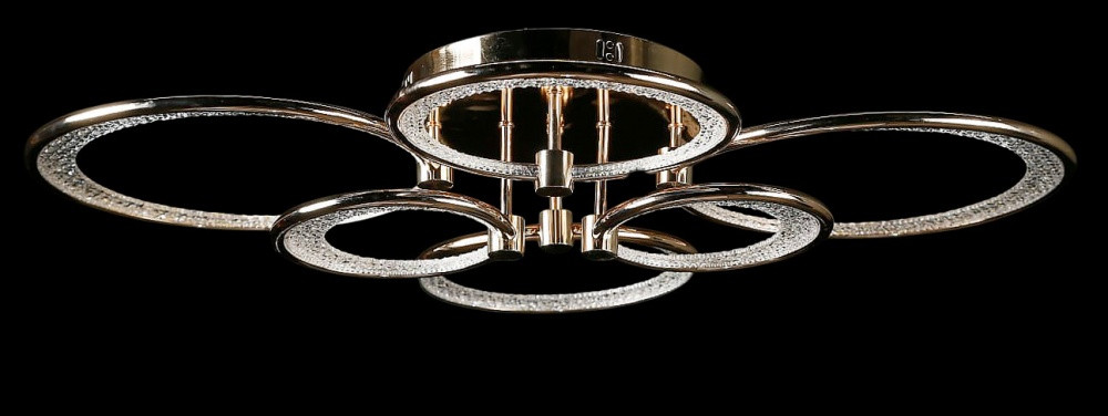 Люстра стельова LED Splendid Ray LT98120/2+2+2, 6 ламп, золото/білий, 84 см, сучасний стиль з димером Люстра стельова LED Splendid Ray LT98120/2+2+2, 6 ламп, золото/білий, 84 см, сучасний стиль з димером
