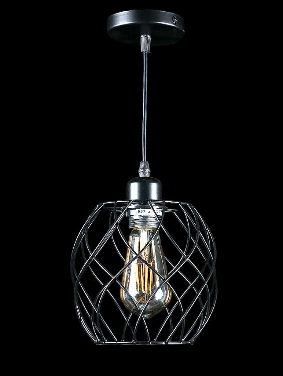 Стельова люстра Splendid Ray L403B/1, E27, чорний метал, регульована висота 30-95 см, сучасний стиль Стельова люстра Splendid Ray L403B/1, E27, чорний метал, регульована висота 30-95 см, сучасний стиль