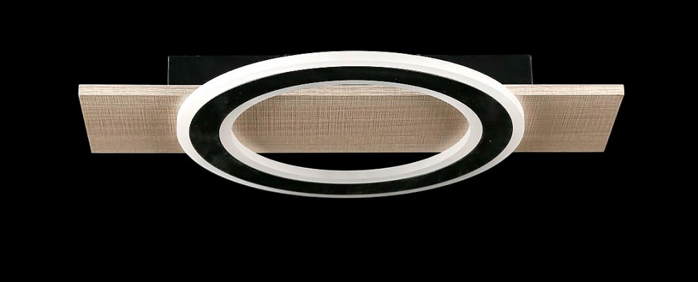 Люстра стельова LED Splendid Ray L2980/1, 80W, дерево + чорний, сучасний стиль з пультом Люстра стельова LED Splendid Ray L2980/1, 80W, дерево + чорний, сучасний стиль з пультом