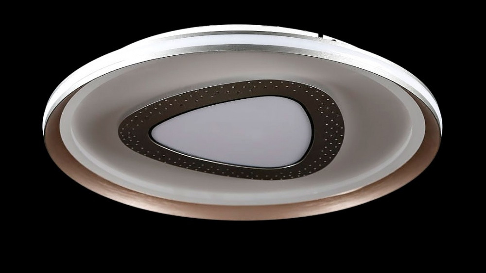 Люстра стельова LED Splendid Ray L55088/500A/1, 144W, сірий/золотий, сучасний стиль, з пультом, 50 см Люстра стельова LED Splendid Ray L55088/500A/1, 144W, сірий/золотий, сучасний стиль, з пультом, 50 см
