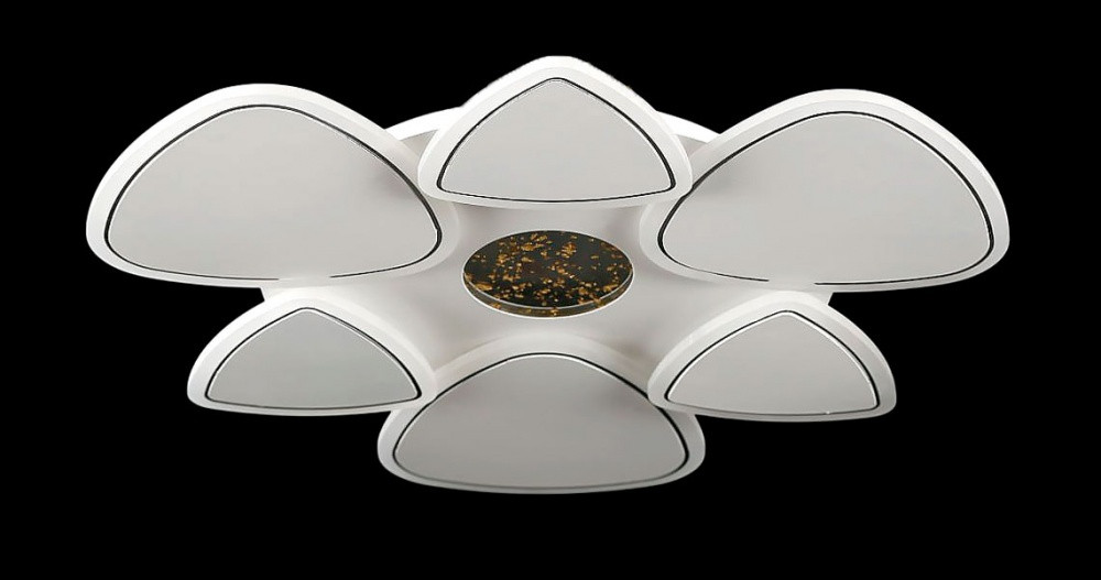 Люстра стельова LED Splendid Ray L2640/560/6+1, 112W, білий, сучасний стиль з пультом, димер Люстра стельова LED Splendid Ray L2640/560/6+1, 112W, білий, сучасний стиль з пультом, димер