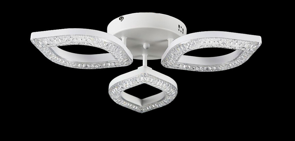 Люстра стельова LED Splendid Ray L2721/3, 60W, білий, з пультом, сучасний стиль, 48 см Люстра стельова LED Splendid Ray L2721/3, 60W, білий, з пультом, сучасний стиль, 48 см