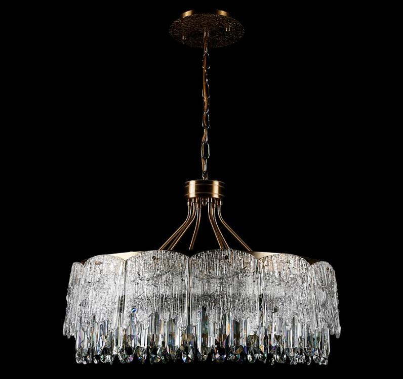 Люстра кришталева Splendid Ray LMD29111/16 (COPPER), 16 ламп, бронза, білий, сучасний стиль, висота 65-115 см, діаметр 60 см Люстра кришталева Splendid Ray LMD29111/16 (COPPER), 16 ламп, бронза, білий, сучасний стиль, висота 65-115 см, діаметр 60 см