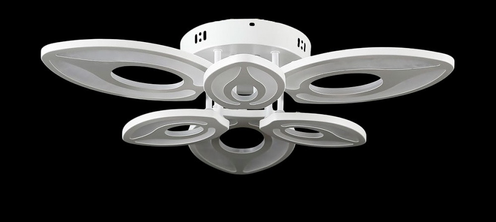 Люстра стельова LED Splendid Ray L22800/3+3, 114W, білий, сучасний стиль з пультом, димером, 58 см Люстра стельова LED Splendid Ray L22800/3+3, 114W, білий, сучасний стиль з пультом, димером, 58 см