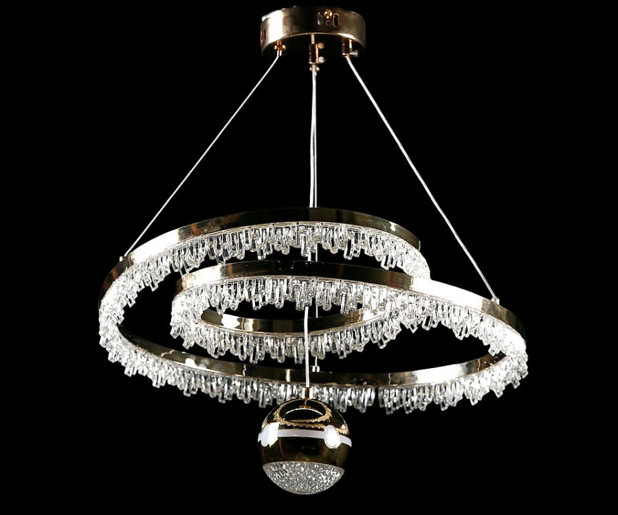 Люстра стельова LED Splendid Ray L151/2, 40Вт, золото, білий, сучасний стиль для дому Люстра стельова LED Splendid Ray L151/2, 40Вт, золото, білий, сучасний стиль для дому
