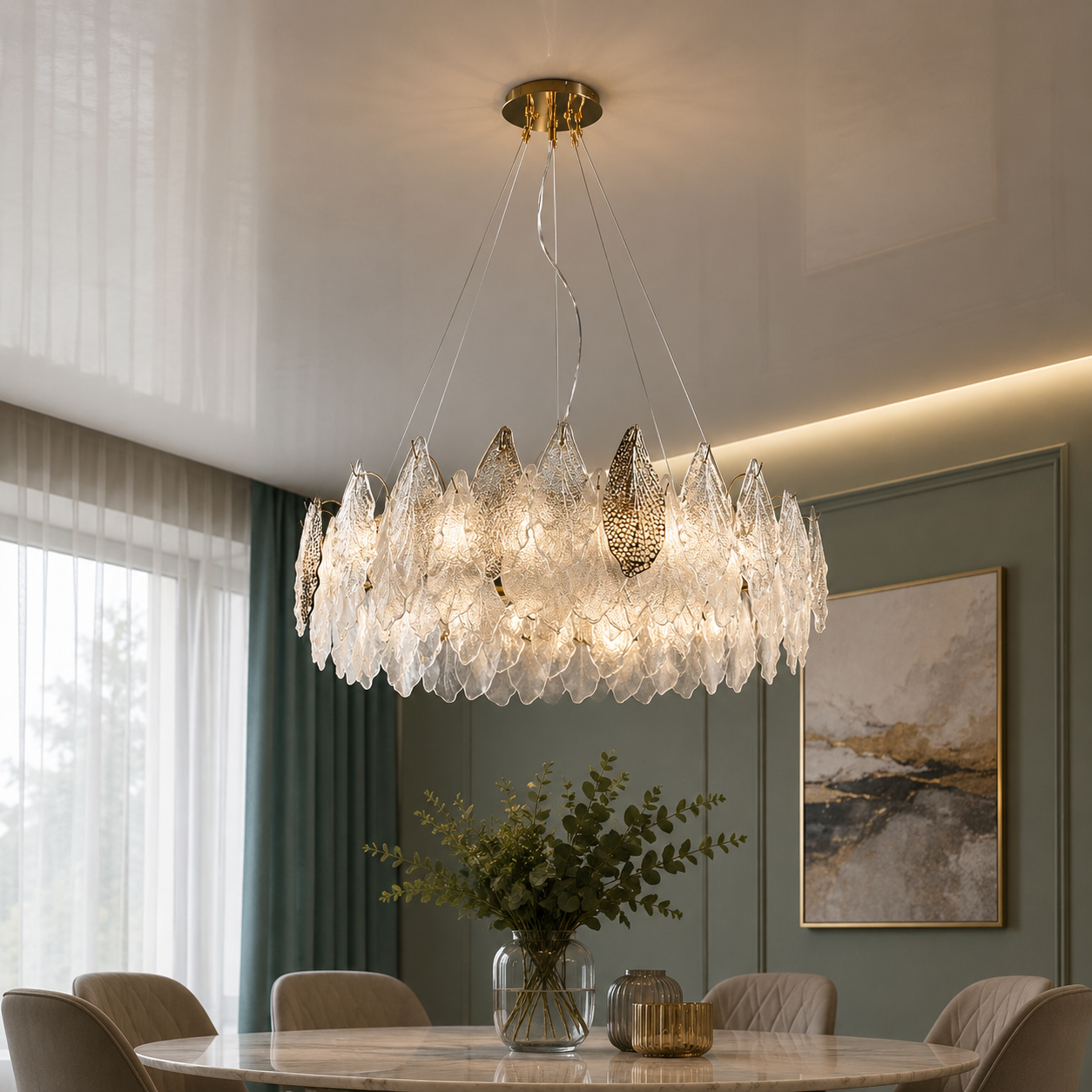 Підвісна кришталева люстра Splendid Ray LM2327/800/10 SGD Підвісна кришталева люстра Splendid Ray LM2327/800/10 SGD