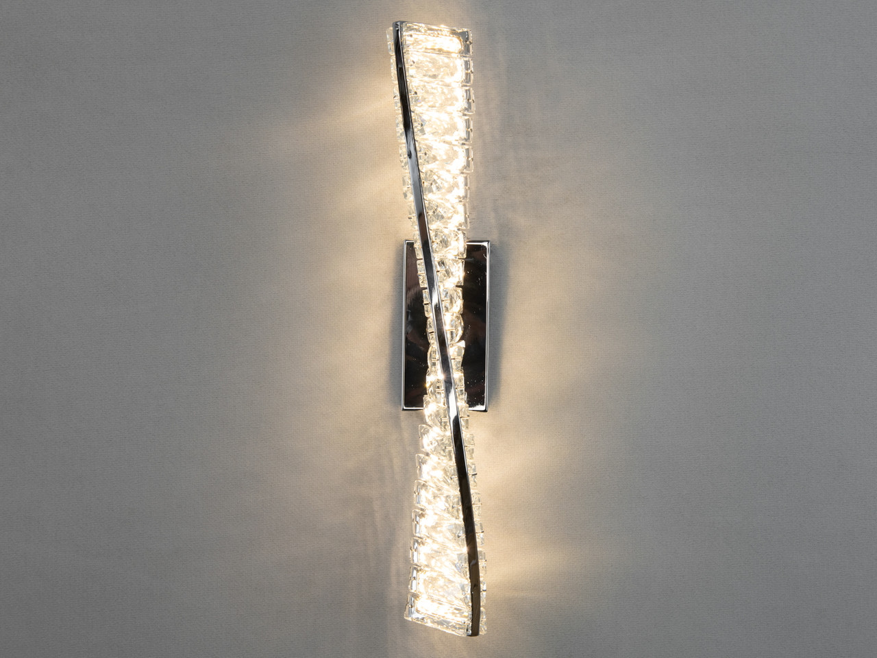 Світильник настінний LED Diasha 531/1B-500CH, 15W, хром, для коридору, вітальні, спальні, 825 лм, IP20