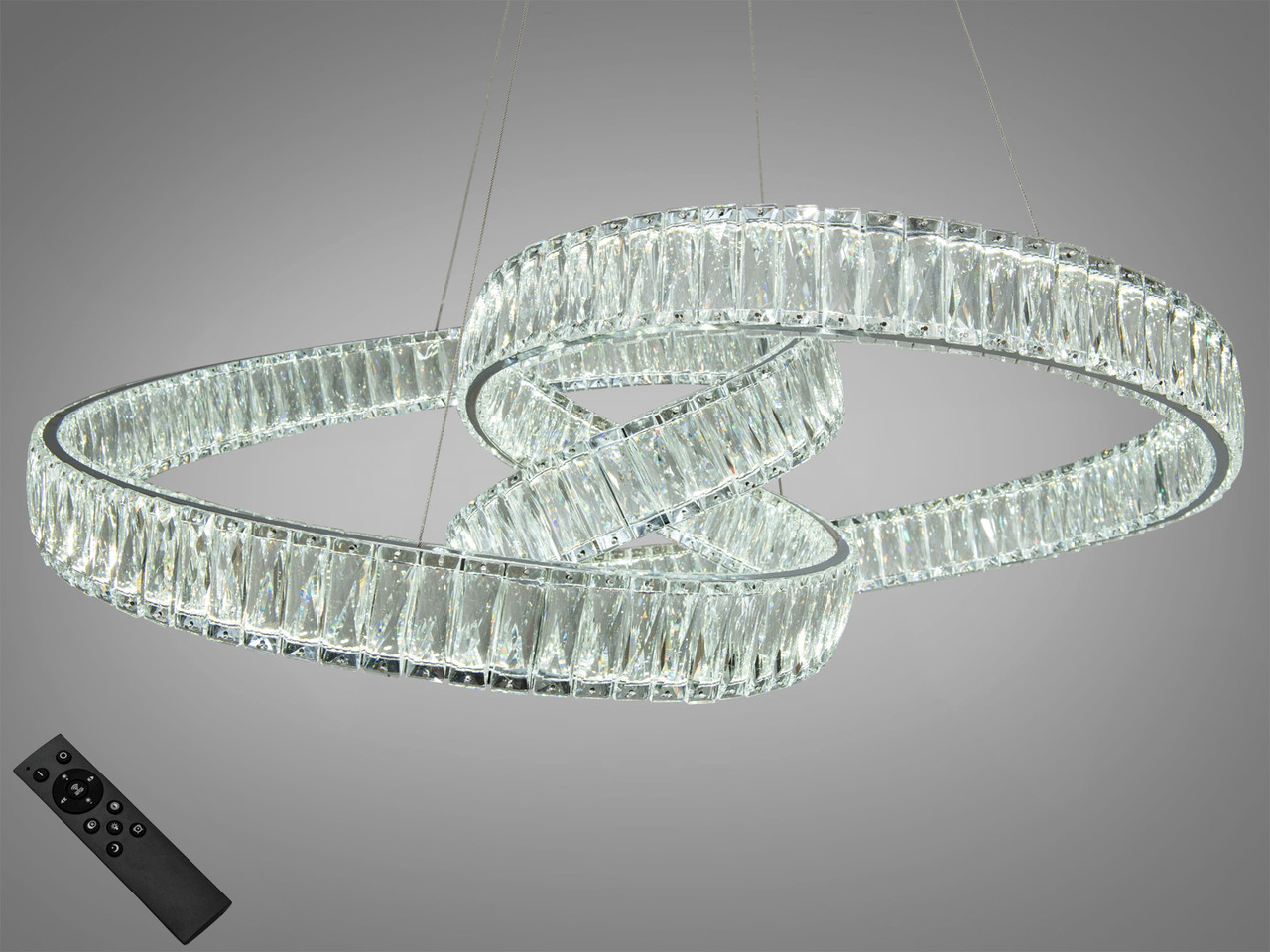 Світильник підвісний LED Diasha 531/800CH 175W, регульована висота 60-145 см, кришталь, для вітальні, спальні, кухні Світильник підвісний LED Diasha 531/800CH 175W, регульована висота 60-145 см, кришталь, для вітальні, спальні, кухні