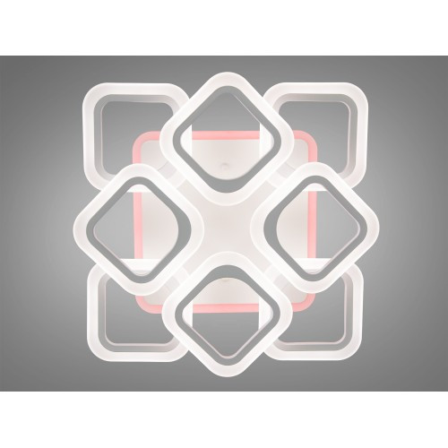 Люстра Linisoln 5588-4+4S WH LED-3 LED з димером біла 80 Вт 4 лампи Люстра Linisoln 5588-4+4S WH LED-3 LED з димером біла 80 Вт 4 лампи