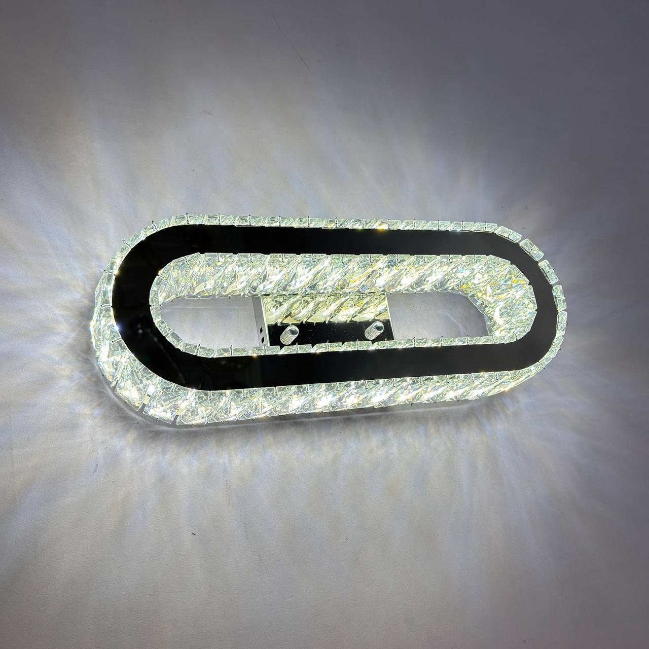 Сучасний настінний LED світильник Linisoln 582 B-400 CH хром 50W 40 см до 10 м2 Сучасний настінний LED світильник Linisoln 582 B-400 CH хром 50W 40 см до 10 м2