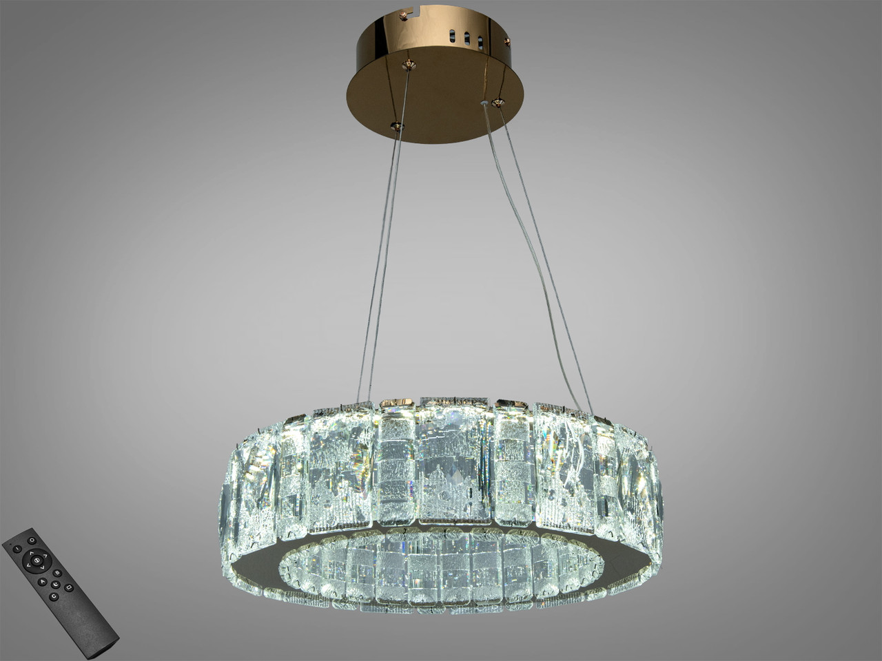 Підвісна люстра LED Diasha 585/400G кришталь золото 45 Вт з пультом Підвісна люстра LED Diasha 585/400G кришталь золото 45 Вт з пультом