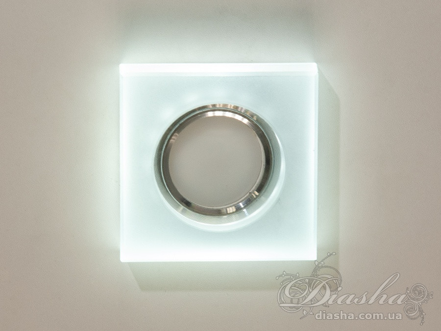 Світильник вбудований LED Diasha 6019F+BL MR16, 40W, IP20, білий, для коридору, вітальні, спальні, кухні, офісу