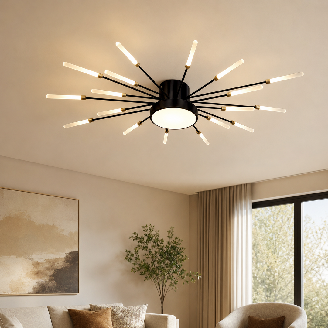 Світлодіодна люстра стельова Artlight 6472/18, 16 Вт, чорна Світлодіодна люстра стельова Artlight 6472/18, 16 Вт, чорна