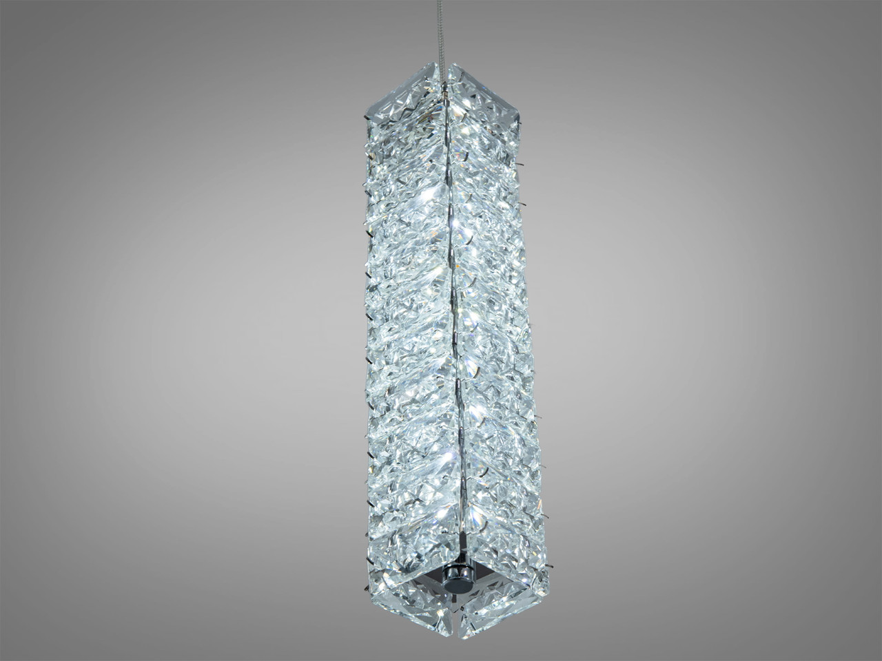 Підвіс LED Diasha 7927/1CH кришталевий хром 10 Вт Підвіс LED Diasha 7927/1CH кришталевий хром 10 Вт
