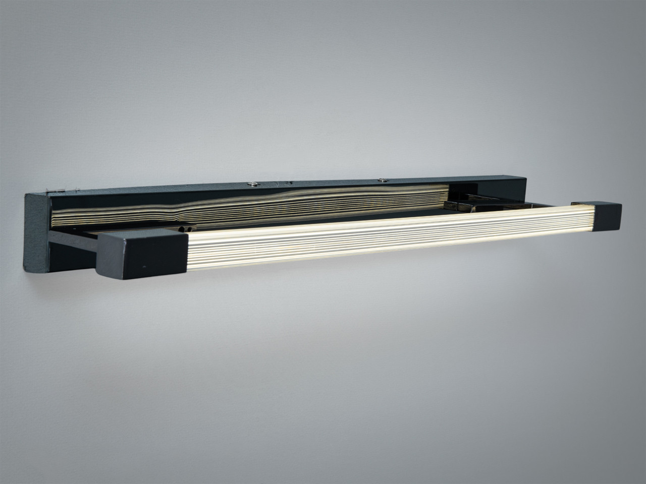 Настінний LED світильник Лофт Diasha 9602/L чорний хром 9 Вт три режими Настінний LED світильник Лофт Diasha 9602/L чорний хром 9 Вт три режими