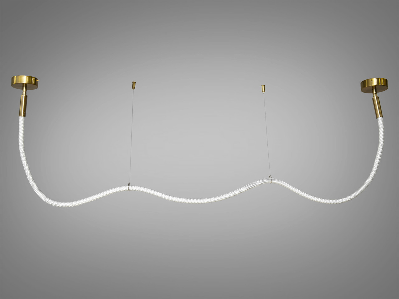 Люстра стельова LED Diasha 9610-2000GAB Шланг, 22W, бронза, сучасний стиль для коридору, спальні, кухні, офісу