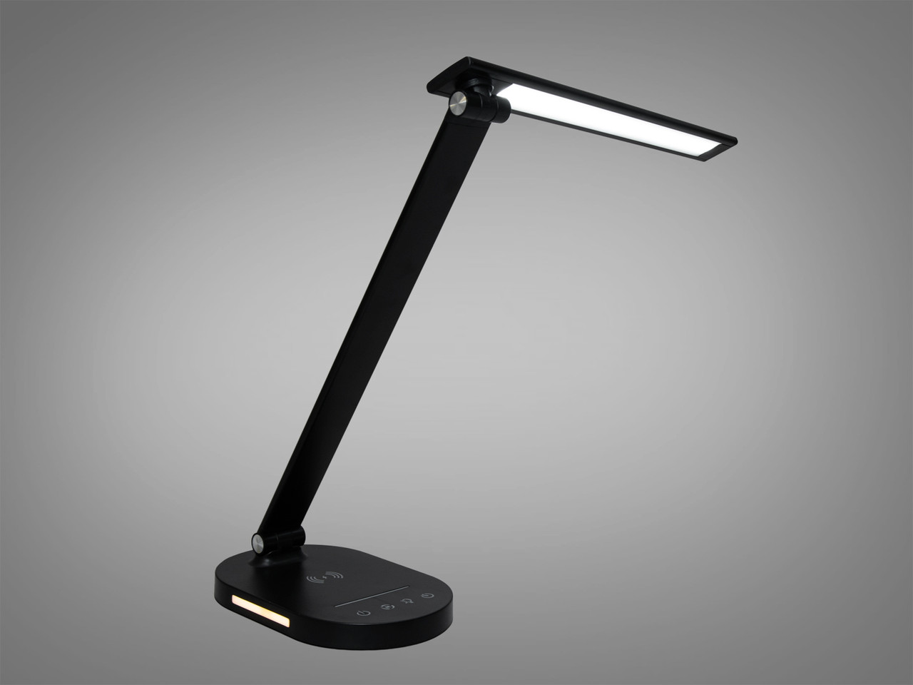 Настільна лампа LED Diasha A5503BK wireless charge, 6W, чорний, регульована висота, димер, таймер Настільна лампа LED Diasha A5503BK wireless charge, 6W, чорний, регульована висота, димер, таймер