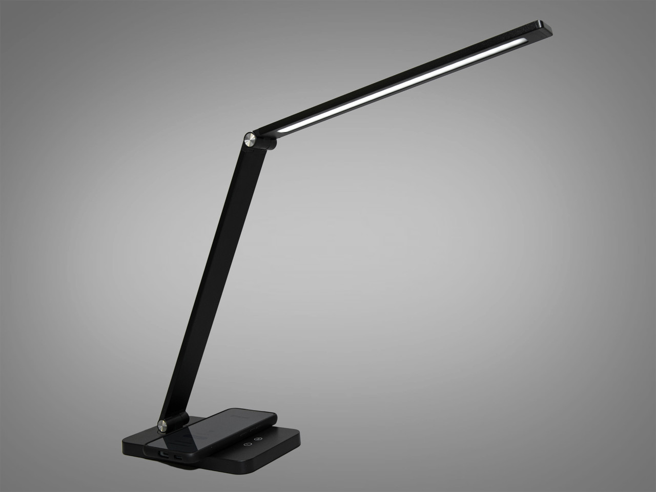 Настільна лампа LED Diasha A855BK wireless charge, 5W, чорний, сенсорна, регульована висота для робочого столу Настільна лампа LED Diasha A855BK wireless charge, 5W, чорний, сенсорна, регульована висота для робочого столу