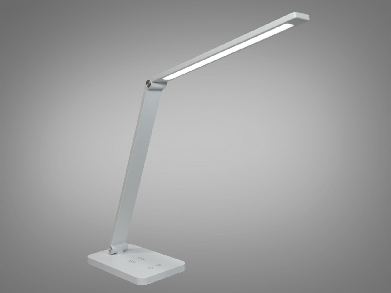Настільна лампа LED Diasha A855WH wireless charge, 5W, регульована висота 20-67 см, білий, сучасний стиль Настільна лампа LED Diasha A855WH wireless charge, 5W, регульована висота 20-67 см, білий, сучасний стиль