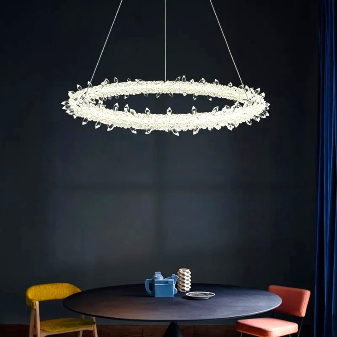 Підвісна кришталева LED-люстра Art 2053/1СGD Підвісна кришталева LED-люстра Art 2053/1СGD