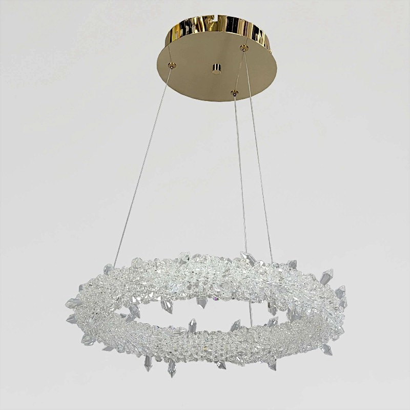 Підвісна кришталева LED-люстра Art 2053/1AGD Підвісна кришталева LED-люстра Art 2053/1AGD