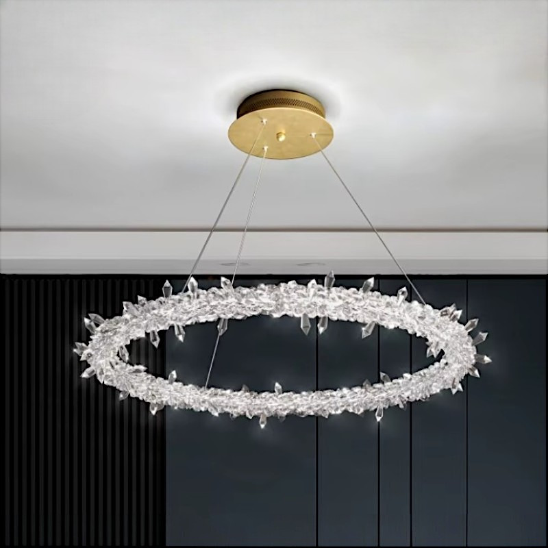 Підвісна кришталева LED-люстра Art 2053/1BGD Підвісна кришталева LED-люстра Art 2053/1BGD