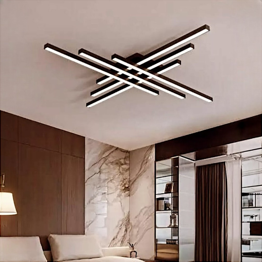 Стельова LED-люстра Art YDH220505-6 BK Стельова LED-люстра Art YDH220505-6 BK