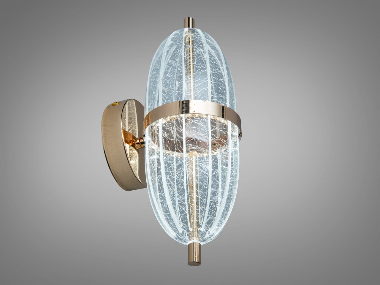 Настінне бра LED Diasha B1759 золото 6 Вт овальна форма Настінне бра LED Diasha B1759 золото 6 Вт овальна форма