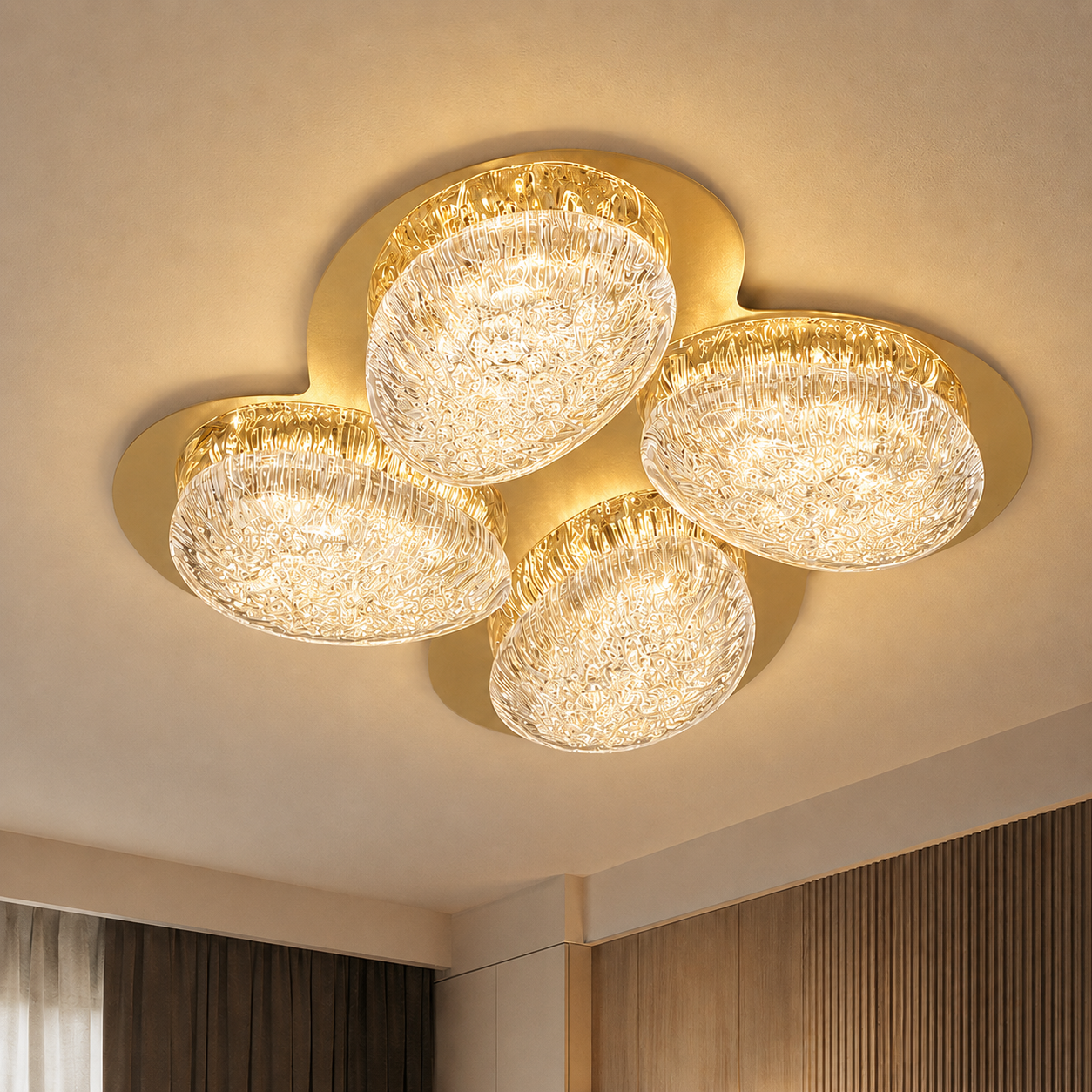 Стельовий світлодіодний світильник Artlight CG80085-4GD Стельовий світлодіодний світильник Artlight CG80085-4GD