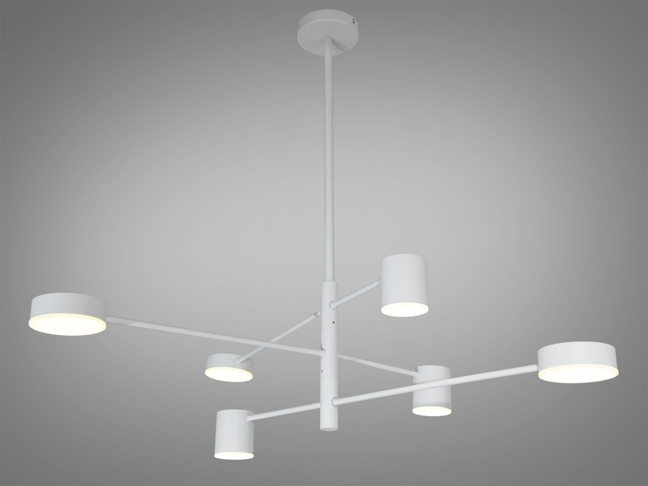 Люстра LED Diasha D302-6WH, 30Вт, 4100K, біла, світлодіодна, для коридору, вітальні, спальні, кухні Люстра LED Diasha D302-6WH, 30Вт, 4100K, біла, світлодіодна, для коридору, вітальні, спальні, кухні